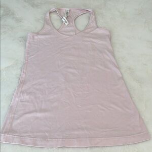 Lululemon Athletica Soft Pink Racerback Tank Size 6